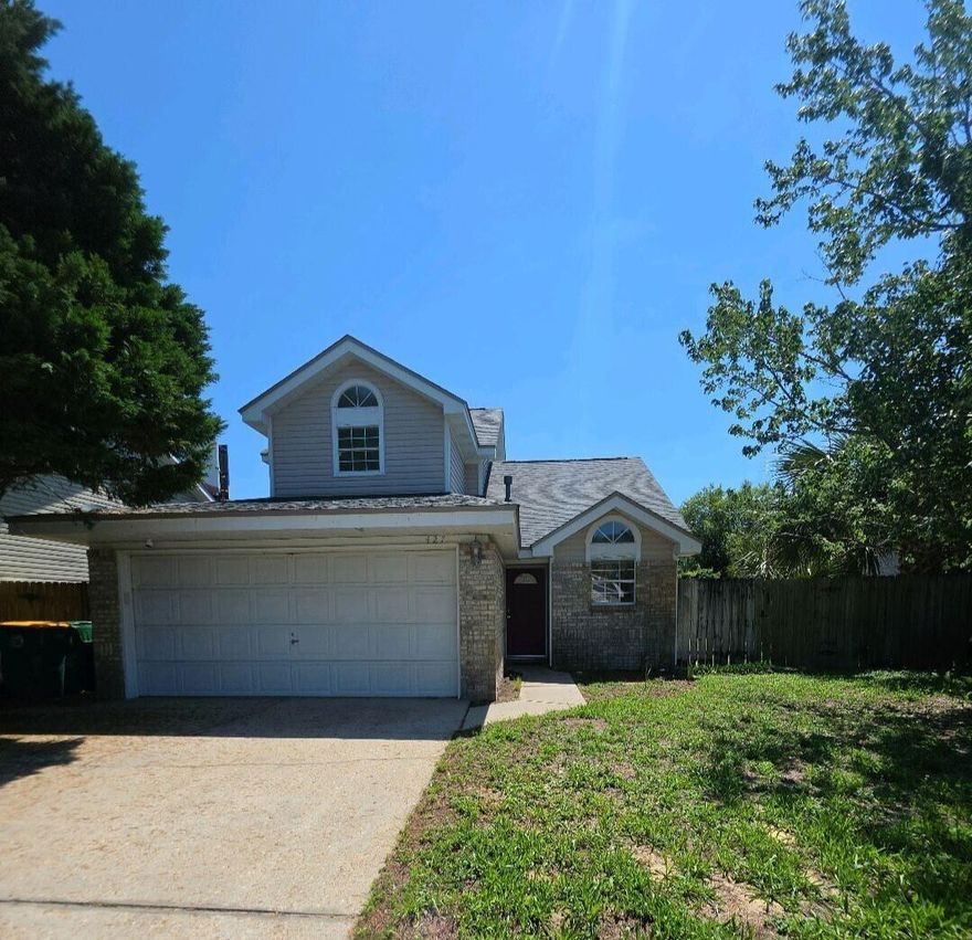 Conveniently located in Mary Esther just minutes from Hurlburt Field Air Force Base, shopping, and the Emerald Coast beaches. Ideal for military,  or anyone seeking a short commute to Fort Walton or base. Contemporary with garage and quiet neighborhood. Master bedroom downstairs and 2 bedroom and bath upstairs. Credit score of 640 required along with background check. Sorry, NO pets.Call Navarre Beach Realty Inc. @ 850.936.0700