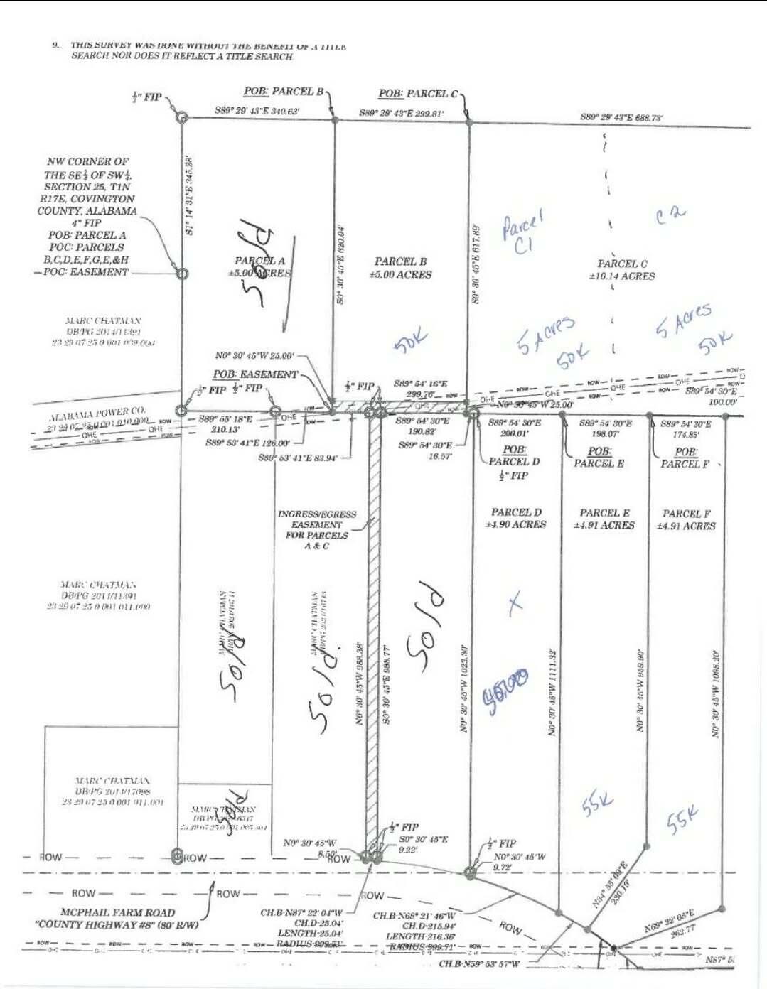 METES & BOUNDS - Land