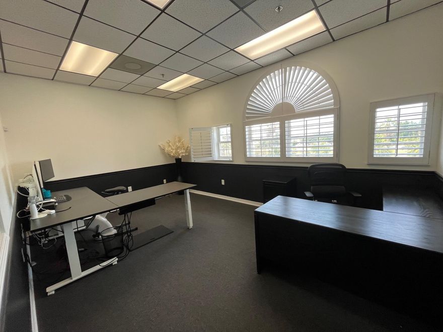 Very nicely appointed 2nd Floor office space within the mixed use condo at THE PLAZA.  This 2300 SF space is made up of two units built out as one.  7 offices, large reception area, two restrooms, small kitchen area, plenty of additional storage.  Lots of on-site parking in the front and rear parking lots.   This is located in East Destin along Highway 98 with good access and signage.  Come see this office space for your needs.