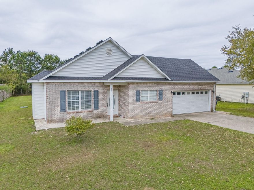 STOP searching--this is the one. Fully renovated, NO HOA, and loaded with upgrades, 602 Tropical Way is the kind of home that checks every box and gives you room to dream bigger. This stunning 3-bedroom, 2-bath home with a 2-car garage sits on a sprawling .33-acre lot and immediately impresses with soaring vaulted ceilings and a light-filled open-concept layout that feels both expansive and inviting. Three massive bedrooms offer next-level comfort--perfect for relaxing, hosting, or creating your ideal work-from-home space.
Every major upgrade has already been done for you. Enjoy peace of mind with a BRAND NEW ROOF (March 2026) and a full-scale 2021 renovation featuring a gorgeous modern kitchen, all-new flooring, fresh drywall, and a new HVAC system. It's truly turn-key and move-in ready- just bring your furniture, enjoy it fully furnished as is, and start living. Step outside and the possibilities explode. With NO HOA, you've got the freedom to park your boat, RV, or trailer, add a pool, or design the backyard oasis you've always wanted--all on your oversized lot.
And the location? Hard to beat. Just one mile from the 331 Bridge, you're minutes from Choctawhatchee Bay and the iconic white sand beaches of South Walton. Whether you're commuting, investing, or living the coastal lifestyle full-time, this home delivers.
Rare. Upgraded. Unrestricted. Schedule your showing today before someone else grabs it.