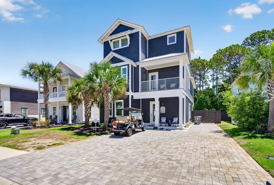 Experience elevated coastal living in this exceptional luxury beach retreat located in the exclusive gated community of Frangista Beach. Designed for both refined entertaining and relaxed coastal living, this stunning 6-bedroom, 5.5-bath residence features a private fenced backyard oasis complete with a sparkling pool and expansive patio area perfect for gatherings after a day at the beach.
The heart of the home is the spacious open-concept first floor, where the living, dining, and kitchen areas flow seamlessly together beneath soaring ceilings and abundant natural light, creating an inviting atmosphere for entertaining and everyday living. The fresh, sophisticated coastal design offers the perfect blend of comfort and elegance throughout all three thoughtfully designed levels.
The first-floor primary suite provides a private sanctuary, while the second floor features three additional bedrooms and two baths ideal for family and guests. The expansive third-floor suite offers a large sleeping and sitting area, wet bar, and full bath--creating the perfect bunk room, media space, or private guest retreat.
Just a short stroll or golf cart ride to the sugar-white sands, dining, and entertainment, this home blends luxury, comfort, and convenience in one of Miramar Beach's most desirable communities. Whether you are seeking a full-time residence, second home, or high-performing vacation rental investment, this exceptional property offers the ultimate Emerald Coast lifestyle.