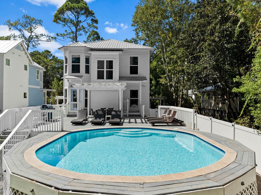 BRING AN OFFER! 170k in RENTAL AND CASH FLOWS! MOTIVATED SELLER!
Fully updated and rental-ready, this beautiful coastal cottage in the heart of Seagrove Beach is a standout investment opportunity with over 100k in rental HISTORY and over 170k in rental projections. GREAT INVESTMENT!
Tucked behind lush vegetation in the sought-after Gulf Shore Manor community, this property combines privacy with proximity to 30A's best beaches, restaurants, and the newly opened Greenway Station. Recent upgrades include a brand-new gunite heated pool, new luxury vinyl plank flooring, and a refreshed interior design that makes this home completely turnkey.
ASK FOR THE CASH FLOW SHEET. MOTIVATED SELLER - BRING AN OFFER! The open-concept main level features a bright and inviting living space, perfect for entertaining, along with a fully updated kitchen boasting quartz waterfall countertops, stainless steel appliances, and an integrated island. A guest suite, remodeled full bath, and laundry area complete the first floor. Upstairs, the spacious primary suite offers tall ceilings, a sitting area, and direct access to a screened-in balcony   the perfect spot to enjoy colorful Emerald Coast sunsets. The ensuite includes dual vanities, a walk-in shower, and a separate soaking tub. A junior suite and bunk room with a shared full bath round out the second level, offering flexible sleeping arrangements ideal for maximizing rental occupancy.

The private backyard oasis is designed for guests and families alike, featuring a sunning deck, grilling area, and beautiful pine canopy views. With no HOA restrictions, strong rental performance, and key updates already completed, this home presents a rare opportunity for investors or second-home buyers looking for immediate income potential in one of 30A's most desirable locations. BRING AN OFFER! ASK FOR THE CASH FLOW SHEET!