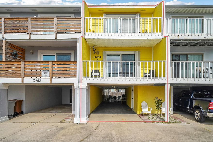 Seller will consider any responsible offers!! Gorgeous GULF VIEWS from your balconies on Navarre Beach make this the perfect place to relax and enjoy the coastal scenery. Known for its pristine white sands and sparkling emerald waters, Navarre Beach is a beloved destination for beach lovers. This beautifully updated three-story townhouse features brand new LVP flooring throughout, stunning new quartz countertops, and a completely repainted interior. Several expansive balconies provide plenty of space to enjoy the fresh sea breeze and the sights and sounds of the Gulf of Mexico. The main living areas are located on the second floor, with balconies off both the living room and kitchen, plus a full bathroom for guests. The third floor is home to both bedrooms and the master bath, offering comfort, privacy, and breathtaking views. Each bedroom has its own private balcony, with the master bedroom balcony facing the beautiful Gulf of Mexico. Whether you're looking for a vacation rental or a permanent residence, this townhouse with direct Gulf views on Navarre Beach offers the ideal setting for relaxation and coastal living.

**Home comes fully furnished**