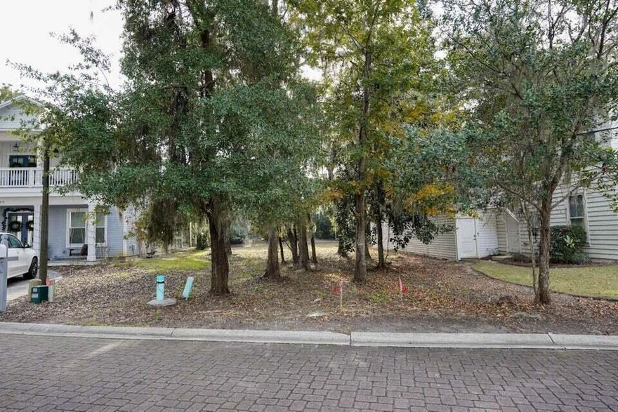 Beautiful Lot to Build your dream home in this quaintly developed neighborhood w/  dock. Waterview Lot (empty lot across the street)  in Sacred Oaks! Enjoy a tranquil setting with massive live oak trees, underground utilities, brick paver streets, and a community dock on Mack Bayou. There are no short term rentals allowed in Sacred Oaks and this lot backs up to a green space for additional privacy. The neighborhood is convenient to some of the areas best shopping and dining in nearby San Destin Resort and Grand Blvd. There are many public beach accesses within a few miles.\
Beautiful permitted house plans available , can be purchased w/lot