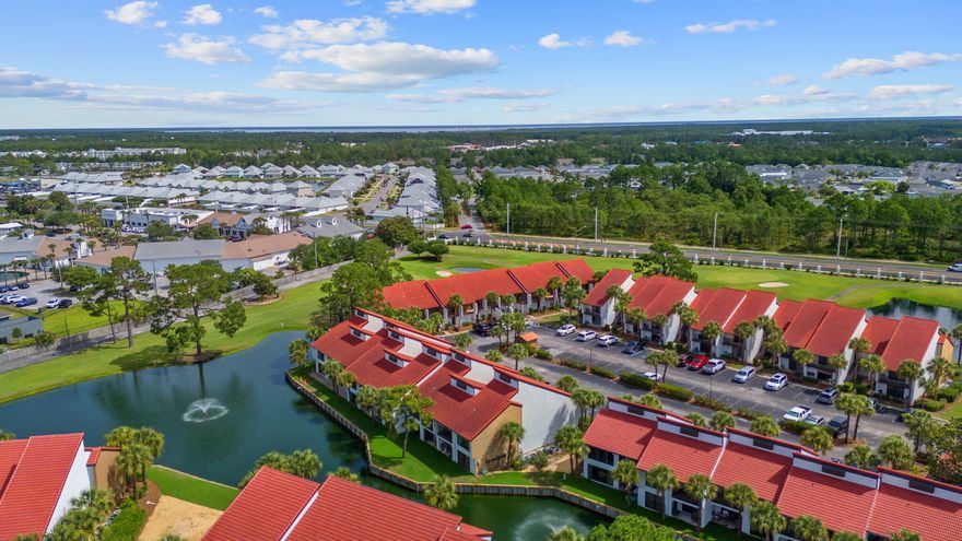 This remodeled, gorgeous condo is resort living at its finest! Leave the world behind, grab your beach gear and experience the magic that Edgewater Resort has to offer. Recently appraised at $325k, this beautiful unit provides instant equity!   Located in the Edgewater Golf Villa resort, there are so many fun activities at your fingertips.  You, or your guests have access to our world-famous white sand beaches and have an incredible number of activities on-site to make for fun-filled days.  Located in the two-story golf villa building, this remodeled condo is one of the nicest in Edgewater; complete with an updated kitchen, bathrooms and LVP flooring throughout.  Furnished, and rental ready, get the keys and move right in!  This condo is located in central PCB, and you are close to many restaurants, shopping and fun activities.  Vacation life at its best!  Stay as busy as you want or relax - the choice is yours with so many options including; an onsite Par 3 executive golf course right out your door, hot tubs, 11 POOLS, tennis, fitness center, children's activities, and much more!  OR just relax on your private balcony.  Both charming and luxurious, this golf villa is a great vacation rental or make it your home knowing that the 24-hour gated security is looking out for you.  This is one of the most popular resorts on the Florida panhandle; get your private tour today!