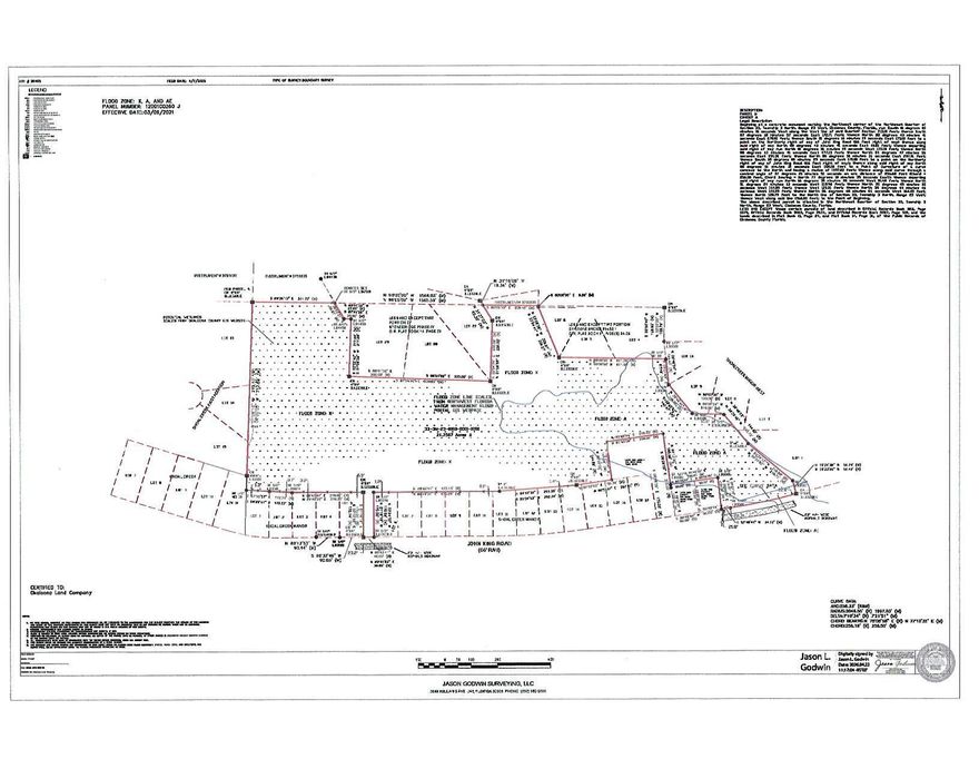 New Boundary Survey Just Completed. SOUTH OF I-10 IN CRESTVIEW, THIS IS A RARE FIND! 22.24 Acres South of I-10. CHECK OUT THE PHOTOS. Paved Road Frontage to include the following locations between 356 & 358 John King Road, between 386 & 406 John King Rd. This is vacant land. The seller has never occupied the property. There are no property disclosures. The buyer is responsible to satisfy themselves with any information they deem important.