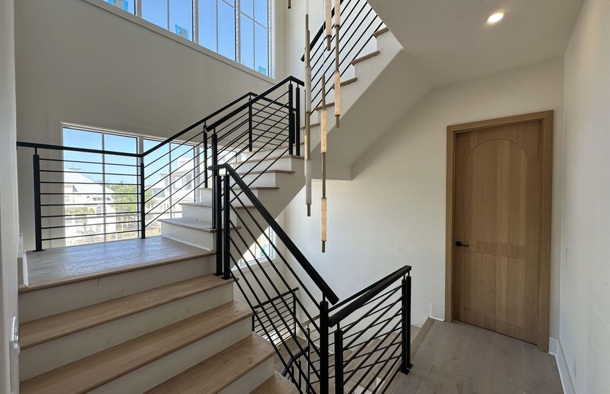 Fabulous new Construction Home in Inlet Beach with Gulf Views! 37 Eagles Landing Represents a Great Value. 
Features include Contemporary Finishes, 4 Stories, Courtyard Pool, Gulf views, Garage. 4th Floor Observatory with Gulf Views and Large Balcony. 
First floor main level with Nano doors opening to Courtyard and Pool. Fully custom kitchen with built in wine racks. Many Builder upgrades!
New construction to be finished May 2026.