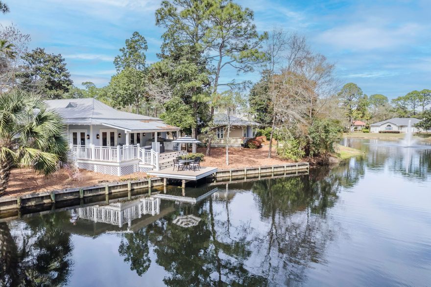 Welcome to Prestwick Place, an exclusive lakeside retreat located in the prestigious Sandestin® Golf and Beach Resort. Nestled within the tranquil Lakeside neighborhood, this charming beach-farmhouse inspired home blends coastal elegance with everyday comfort, offering over 2,000 square feet of thoughtfully designed living space.
The residence features four spacious bedrooms and three beautifully updated bathrooms, providing an ideal layout for both primary living and vacation use. The inviting primary suite offers a relaxing private escape, while two additional guest bedrooms and a versatile bunk room provide flexible accommodations for family and visitors. Open and airy living spaces, complemented by stylish coastal décor and abundant natural light, create the perfect setting for gathering or unwinding in comfort.
Enjoy the ease of resort living with convenient access throughout Sandestin®, where sugar-white beaches, championship golf courses, tennis, pickleball, biking trails, and the vibrant Village of Baytowne Wharf are all just moments away. Peaceful lake views and lush surroundings enhance the home's serene setting, while outdoor spaces invite morning coffee by the water and relaxing coastal evenings.
Sandestin® Golf and Beach Resort spans more than 2,400 acres with miles of pristine beach, scenic trails, and world-class amenities, offering an exceptional lifestyle along the Emerald Coast. Nearby Grand Boulevard provides upscale dining, shopping, and entertainment, while Silver Sands Premium Outlets are just minutes away for premier retail options.
Prestwick Place presents a rare opportunity to enjoy the best of Sandestin living -- whether as a primary residence or second home -- in one of Northwest Florida's most sought-after resort communities.