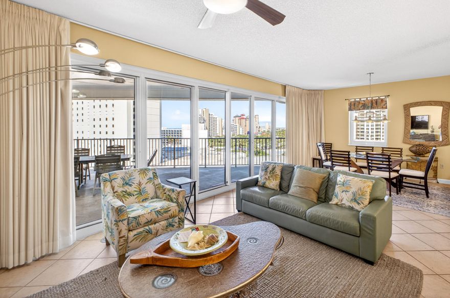 Back on the market with a new price, this Gulf-front 2-bedroom, 2-bath condo at The Tides offers a rare opportunity to create your ideal coastal retreat or capitalize on strong rental potential. Inside, the space is ready for your personal touch, while outside, a spacious 20' x 39' southwest-facing covered balcony showcases stunning Gulf views and unforgettable sunsets.

Located within TOPS'L Beach & Racquet Resort, owners and guests enjoy an unmatched amenity package, including a Gulf-front pool, tennis and pickleball courts, shuffleboard, grilling area, poolside bar and grill, and 600 feet of private beach frontage. Whether you're seeking a relaxing getaway or a smart investment, this property delivers the perfect blend of lifestyle, location, and income opportunity.