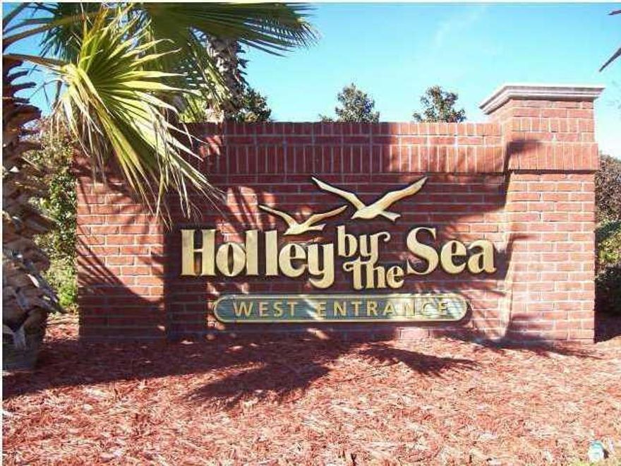 Great lot in HBTS with quick access to Hwy 98 and convenient to both Gulf Breeze, Pensacola and Fort Walton. Only about 10 minutes from local beaches. Enjoy all the great amenities that Holley By The Sea offers with 3 pools, 8 tennis courts, gym, waterfront playground, Pavillions, Private boat ramp to Escambia Bay and much more. The perfect setting to build your new dream home.