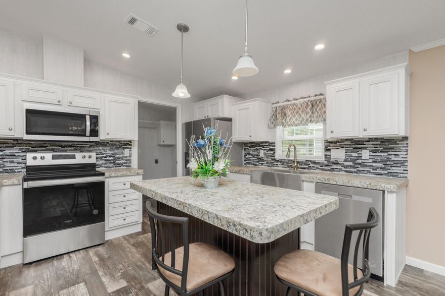 BRAND NEW home ready for you to make it yours! Centrally located to all things Crestview -this large flat property is ideal for you! 2 living spaces, beautiful master bathroom with tile shower and walk-in closet in the Master Bedroom, 3 additional bedrooms split off the of second family room! The kitchen island adds style and who doesn't love the window over the kitchen sink! Plenty of space for you to spread out- schedule your showing today!