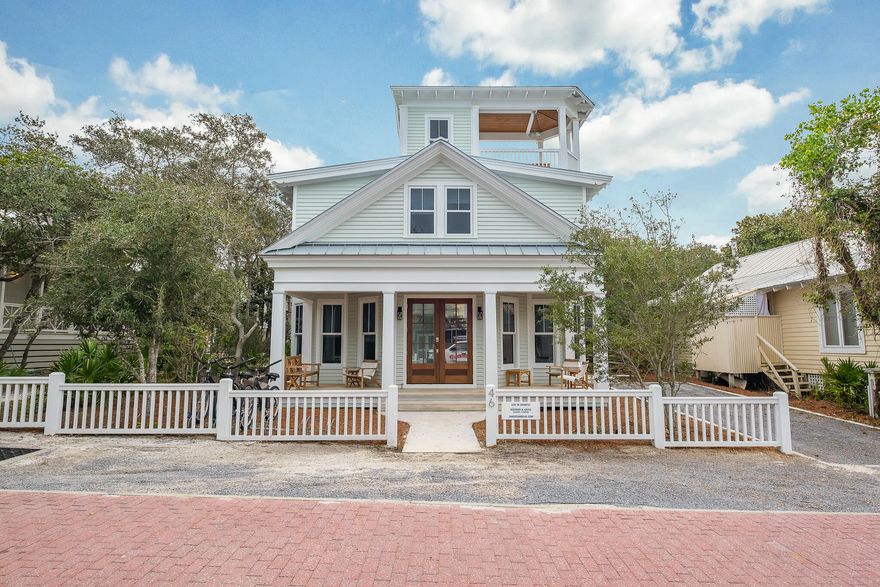 This well built 3BR cottage was built in 2020, and sits just 6 homes off of the beach. With a private driveway and gulf views, this cottage checks all of the right boxes for a Seaside home.  

With three full bedrooms and three and a half bathrooms, this well-positioned cottage packs a big punch. A highly functional floor-plan offers a well equipped kitchen, as well as a beverage bar and ice maker. This cottage has been meticulously maintained since it was built and offers a rare chance to acquire a newly built home in Seaside that conveys as a turn-key rental option, should the new owner wish to rent the home.

Tupelo Street has access to the furthest east Seaside Pavilion, offering arguably one of the quietest Seaside experiences, while still only lying 3 blocks to Seaside's Town Center.