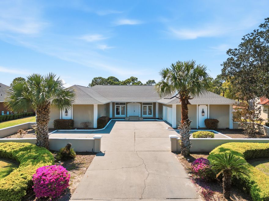 Discover this stunning 4,700+ sq. ft. one-story estate perfectly positioned on the pristine Indian Bayou Golf Course within a desirable low-HOA community. Tucked away on a quiet cul-de-sac, this property offers exceptional privacy, minimal traffic, and ample parking--making it one of the largest non-waterfront homes in the neighborhood.

This beautifully maintained residence showcases recent high-value upgrades, including a brand-new roof, new garage doors, and fully paid-off solar panels that convey with the sale--enhancing both efficiency and long-term savings.

Inside, the thoughtfully designed layout features four spacious bedrooms, each with its own ensuite bath, along with two expansive living areas ideal for both everyday living and entertaining. A wet bar, formal dining room, and grand foyer elevate the home's elegance, while abundant natural light enhances the open feel throughout.

Centered around a private pool, the home seamlessly blends indoor and outdoor living, creating a true resort-style experience. Enjoy tranquil golf course views, premium amenities, and a highly competitive value in today's market.

This rare opportunity combines size, location, and upgrades--schedule your private tour today.