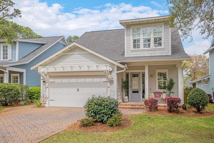 Welcome to Carson Oaks! This neighborhood oozes southern charm with 100 year old live oak trees adorned in Spanish moss, stately native magnolia and pine trees and a brick paver entrance lined with ferns. This neighborhood allows owners to enjoy Florida living to the fullest with amenities to include a swimming pool, outdoor tv lounge area, basketball court, pickle ball court, a pond and ample green spaces. The neighborhood offers water park on the bayou with a boat launch that has deep water access, dock, boat storage, kayak racks & a fish cleaning station that is gated and has security cameras. It is also conveniently located close to the beach, the bay, grand boulevard, sacred heart hospital and 30a. As if the neighborhood amenities are not enough the home was built by local renowned builder, Huff Homes. This home offers 3 bedrooms and 3 and a half baths with the master being on the first floor. It has a sought after open floor plan allowing families to enjoy each other and easily entertain guests alike and is light and bright with ample natural light. The home has a large screened porch, fenced back yard and a 2 car garage. Some additional home features of this home that was built in 2017 are 9 foot ceilings throughout, light orange peel texture drywall on walls and ceiling throughout, wood cabinets with easy glide drawers and concealed hinges, Frigidaire professional appliances to include a gas range, quartz countertops (level A) throughout, delta and kohler plumbing fixtures, efficient electrical heat pump, rinnai tankless water heater, paver driveway and back patio, hardi plank cement fiber siding, jeld-wen windows and doors, emtek exterior door hardware, 30 year asphalt shingles, pressure treated porch flooring and decking, drip irrigation and sprinkler system connected to reclaimed water, underground utilities and Sherwin Williams interior and exterior paint. This lovely home overlooks a large green area with a pond and a fountain. The property has been meticulously maintained with only one owner and is a must see! Call for a showing today!