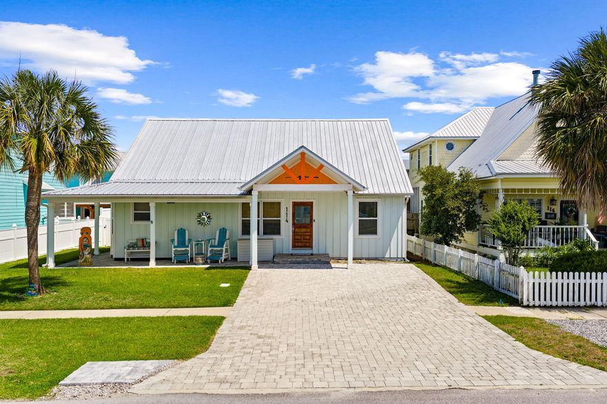Welcome to 114 Bid A Wee Lane, a beautifully updated 3-bedroom, 2-bath home located in one of Panama City Beach's most sought-after beachside communities. Just a short walk to the sugar-white sands and emerald waters of the Gulf of Mexico, this move in ready home offers the perfect blend of coastal charm, comfort, and convenience.
Inside, you'll find a completely updated interior featuring an open floor plan ideal for entertaining and everyday living. The spacious layout offers abundant natural light, generous storage throughout, and ample closet space rarely found in beach properties.
Outside, there is plenty of parking for guests, boats, or beach toys, making this home ideal as a primary residence, second home, or investment property. Pictured is the public beach entry, but owners in Bid-A-Wee enjoy access to a dedicated private beach area, adding even more value and exclusivity to this incredible location.
Conveniently located near shopping, restaurants, and entertainment, providing all that Panama City Beach has to offer. This home places you right in the heart of one of the area's most popular and desirable neighborhoods.
Whether you're looking for a full-time coastal retreat or the perfect beach getaway, 114 Bid A Wee Lane is a must-see.