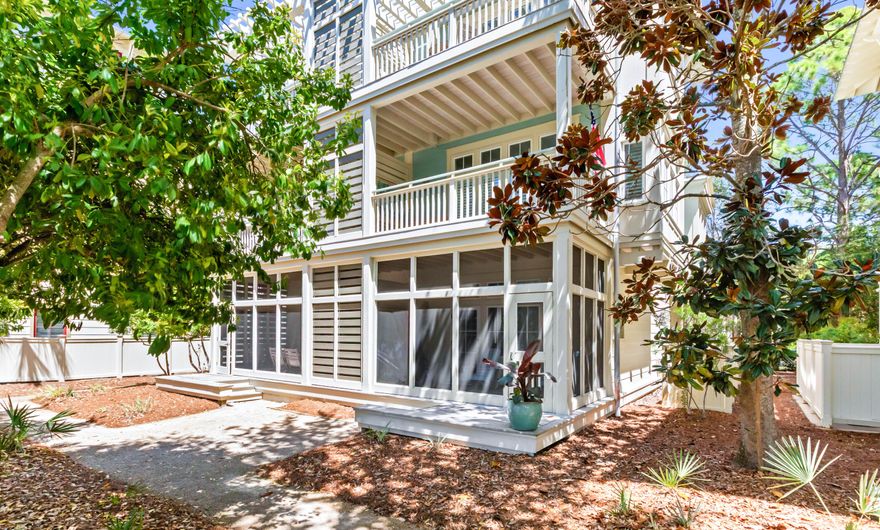 Step into elevated coastal living in this immaculate townhome in WaterColor's highly sought-after Beach District. Just steps from the WaterColor Beach Club and the sugar-white sands and emerald waters of the Gulf Coast. Ideally located next to WaterColor Town Center, this beautifully appointed corner unit offers 1,286 square feet of conditioned living space, plus an additional 300 square feet of covered porch living.
Offered fully furnished and thoughtfully updated, this turnkey retreat is ready for immediate enjoyment or rental income.
Upstairs, the light-filled living and dining area features newly refinished hardwood floors and an airy, open feel. Just off the main living space, a welcoming balcony provides the perfect setting for morning coffee or evening cocktails, with the calming sounds of the Gulf nearby.
The open-concept kitchen is both stylish and functional, with crisp white cabinetry, stainless steel Whirpool appliances, and a breakfast bar for casual dining. The first-floor primary suite offers a peaceful escape with a soft coastal palette and private screened porch. Its spacious ensuite bath includes a jetted tub, separate shower, and double vanity. Upstairs, a guest bedroom with its own bath ensures comfort and privacy for visitors.
Set within WaterColor's expansive 499-acre master-planned community, residents enjoy access to world-class amenities, including six resort-style pools, a newly renovated Gulf-front beach club, scenic nature trails, a boathouse for paddleboarding and kayaking, tennis courts, a fitness center, and Camp WaterColor with a lazy river and waterslide.
Whether you're seeking a private coastal getaway or a high-performing investment with projected rental income exceeding $100K, this exceptional property delivers the best of both in one of 30A's most iconic communities.