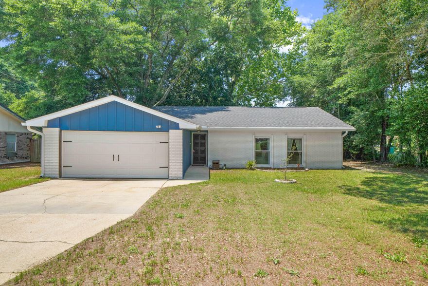 Welcome home to this beautifully updated 3 bedroom, 2 bath home nestled in the heart of Shalimar's desirable Port Dixie neighborhood. Featuring an open floor plan filled with natural light, this home offers stylish flooring throughout, spacious living areas, and a warm, inviting atmosphere perfect for everyday living and entertaining.
Step outside to enjoy the newly screened in back porch, the ideal spot for relaxing with your morning coffee or unwinding in the evenings while overlooking the large fenced backyard. Additional highlights include a newer roof, attached garage, and a convenient location just minutes from Eglin AFB, shopping, dining, schools, and local parks.

This move in ready home combines comfort, charm, and convenience in one fantastic package. Schedule your private showing today! Roof-2022, HVAC-2025, Water Heater-2012