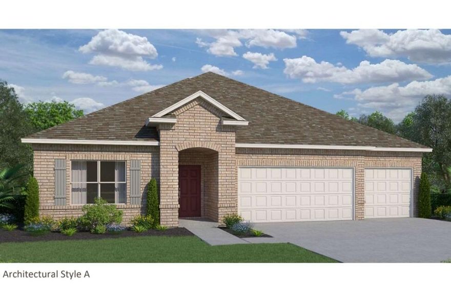 READY NOW!! Let's take a walk through your newly purchased Santa Rosa plan in the Resort stye Community Natureview.  Your 4 bedroom 3 bathroom home gives everyone a private retreat to escape to but a central open area for you all to enjoy each others company!  As you walk in your front door, you will notice the first guest retreat that encompasses its own guest bath and spare room. As we continue in, we are opened to your formal living room or optional fifth bedroom and a formal dining room.  The open concept includes the kitchen, great room and dining room so wherever your family or guest may choose to sit, they will all be apart of the conversation. The Primary bedroom is off the great room to one side giving it privacy.  It includes an esuite owner's bathroom with a lovely walk in closet and linen closet!  Your second guest retreat is located on the other back corner which includes 2 spare rooms, a guest bath and another linen closet.  With all the closet space in this home, it leaves you to use your 3 car garage for whatever you may desire!