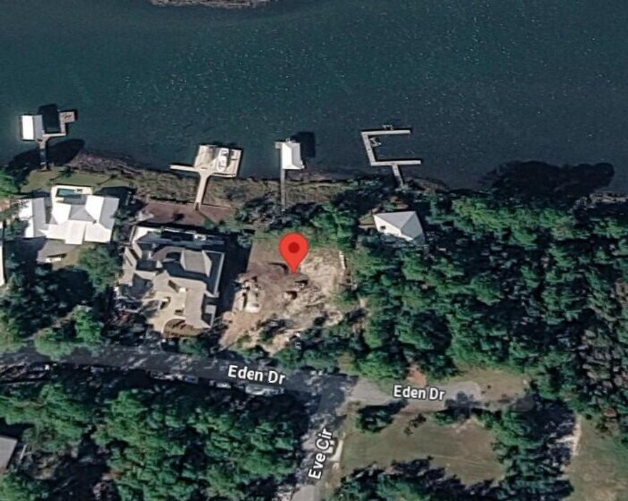 Waterfront property in Point Washington, over 1/2 acre with dock.