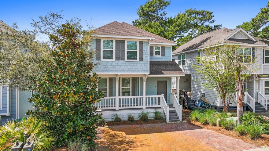 Just half a mile from Walton County's largest public beach access!

Meticulously maintained 3-bedroom, 2.5-bath home in Inlet Beach that FEELS LIKE NEW! This home's pristine condition reflects that it has never been rented and was only used seasonally by the original owner. Located in Pinewood Preserve and ideal for full-time living, a second home, or short-term rental.  The open floor plan offers a spacious kitchen with granite countertops, stainless steel appliances, a subway tile backsplash, and an island with bar seating.