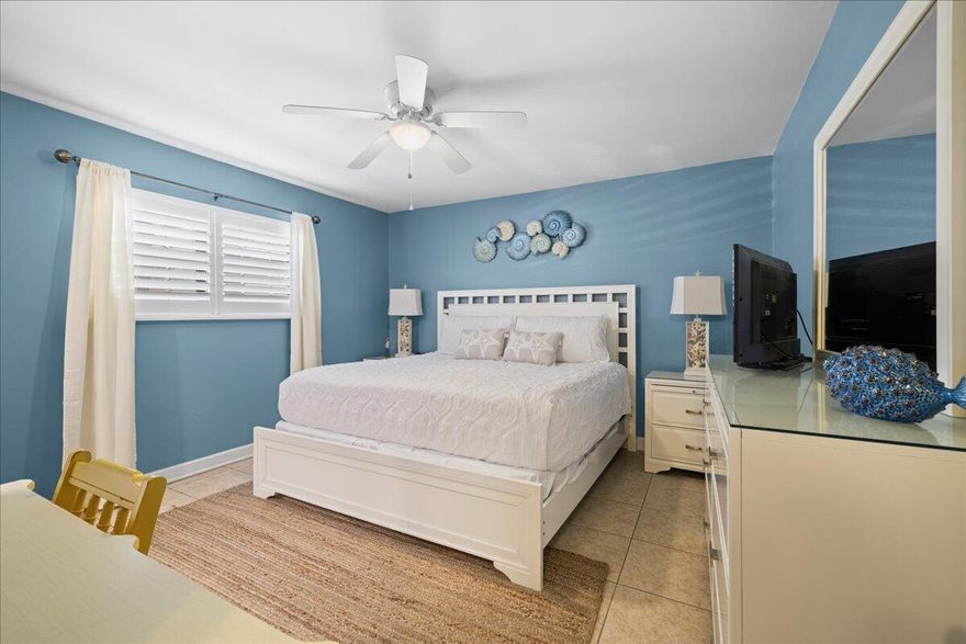 Welcome to this beautifully updated ground-floor condo in the desirable Seascape Resort community! Fresh new paint throughout creates a bright, airy feel, while new impact-rated glass slider doors fill the space with an abundance of natural light.

The spacious master suite is a true retreat, featuring a renovated master bathroom with stylish, modern finishes. Enjoy the convenience of a washer & dryer in-unit & peace of mind with a new HVAC system (only 2y/o) The open layout is perfect for relaxing after a beach day or entertaining guests. Step outside to enjoy peaceful views & coastal breezes from your private patio.

Enjoy resort-style amenities including beach access, golf, tennis, & pools just steps away making this turnkey condo the perfect place to embrace paradise!