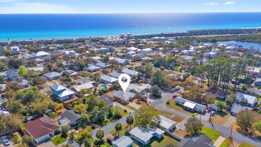 Welcome to your slice of coastal charm in the heart of Panama City Beach! Built in 2018, this beautifully maintained 3-bedroom, 2-bathroom home offers the perfect blend of modern comfort and relaxed beach living. Featuring a desirable split floor plan, the layout provides both privacy and functionality--ideal for full-time living, a second home, or investment opportunity. The kitchen is equipped with granite countertops and stainless steel appliances, offering both style and durability for everyday living and entertaining. Step outside to enjoy a spacious backyard, perfect for gatherings, pets, or simply soaking up the Florida sunshine. The metal roof adds both curb appeal and peace of mind, while the home's newer construction means less worry and more enjoyment. Nestled in a quiet neighborhood, yet just blocks from the sugar-white sands of Panama City Beach, this location truly stands out. You're only minutes from the upscale shops and dining of Rosemary Beach, the vibrant retail and entertainment hub of Pier Park, and a wide variety of popular local restaurants and attractions. Whether you're searching for a primary residence, vacation getaway, or income-producing property, this charming beach home delivers the ideal combination of comfort, convenience, and coastal lifestyle.