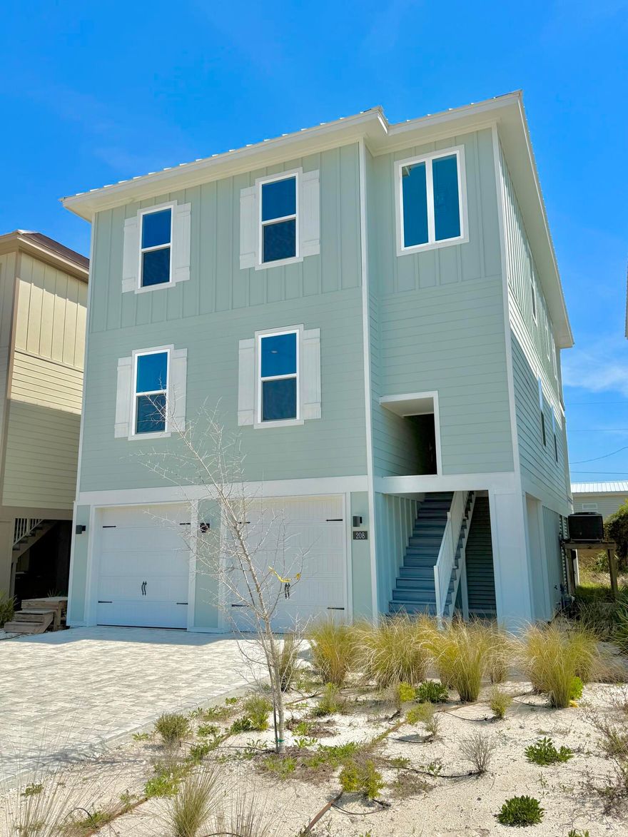 3-Level Elevator / 4 Car garage / Every bedroom has it's own full bathroom / Wet bar / Built-in Surround sound / Quartz Counter tops / Pot filler / Cabinet Under Lighting / Community Dock / Boat Slips / Pool / Pickle Ball Court / Hurricane Impact Windows... and barely a minute drive to multiple Public Gulf front Beaches!  Welcome to your privately gated coastal living at its finest, right in the heart of Perdido Key! This beautifully new construction, never lived-in property offers the perfect blend of laid-back beach lifestyle and modern comfort.  Just moments from the sugar-white sands and emerald waters of the Gulf, this home is ideal as a full-time residence, vacation getaway, or investment opportunity...Yes, STR's allowed.  Nestled in a desirable waterfront community, directly on Old River...you'll enjoy easy access to boating, fishing, and some of the most stunning sunsets on the Gulf Coast.  Inside showcases 8 FT doors and an open layout, ideally designed for both relaxing and entertaining. Spacious living areas flow seamlessly, while large windows invite in tons of natural light and coastal breezes. Whether you're hosting guests or enjoying a quiet evening, the atmosphere is effortlessly inviting.
Step outside and experience true Florida living. With ample outdoor space, there's plenty of room to unwind, dine al fresco, or simply soak in the peaceful surroundings. Depending on your setup, you may even enjoy water views or quick access to nearby marinas and beach points.
Conveniently located near dining, shopping, and entertainment, yet tucked away enough to feel like a private retreat, this property offers the best of both worlds. Don't miss your opportunity to own a piece of paradise in one of the Gulf Coast's most sought-after beach communities.  Contact us today.
