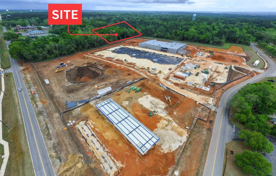 This +- 1.6-acre outparcel is a prime commercial development opportunity situated immediately adjacent to the brand-new Walmart Neighborhood Market at 1150 Industrial Drive in north Crestview, Florida. This rapidly growing area along the Highway 85 corridor benefits from high-visibility frontage, strong daily traffic counts, and direct adjacency to one of the region's most anticipated retail anchors. The new Walmart site will have a Chick-fil-a on the north side of the Industrial Road frontage and also a Murphy's Oil in the southwest corner of Richbourg and Industrial. There will be a new traffic light installation at the intersection of Richbourg and Highway 85.