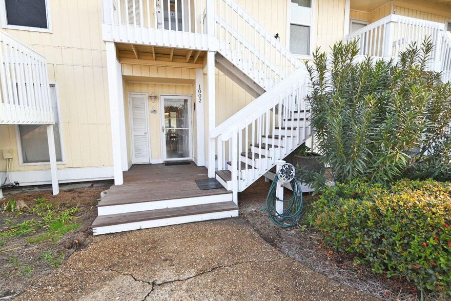 PRICE REDUCTION!!!
Welcome to Sandpiper Cove!  We are pleased to introduce this beautifully updated one bedroom unit on the first floor with back deck views of the 9th green.  It is also conveniently located just steps away from one of the complex's five swimming pools. Enjoy the comfort of a new A/C unit and a new bedroom ceiling fan installed 2025, and recently upgraded sliding glass doors and a window in the bedroom providing lots of natural light .  Enjoy all the amenities that Sandpiper has to offer.  1100' of pristine private beach, with our very own beach bar/grill, The Sand Flea.  Across the street are 5 pools, 3 hot tubs, a private owner's marina, and a boat launch for those boats docked in our canal.   Golfers can enjoy our 9 hole pitch and putt course without ever having to make a tee time. Also, we have pickle ball and tennis courts, shuffleboard and bocce ball.  Something for everyone!  On premises is the famous Louisiana Lagniappe Cajun Restaurant which is amazing!  This unit would make a great second home or a profitable vacation rental.