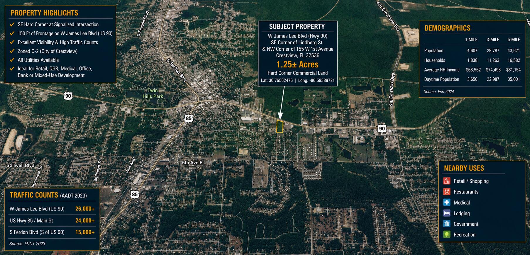 Photo 1 of 4 — 000 W James Lee Boulevard, Crestview, FL 32536