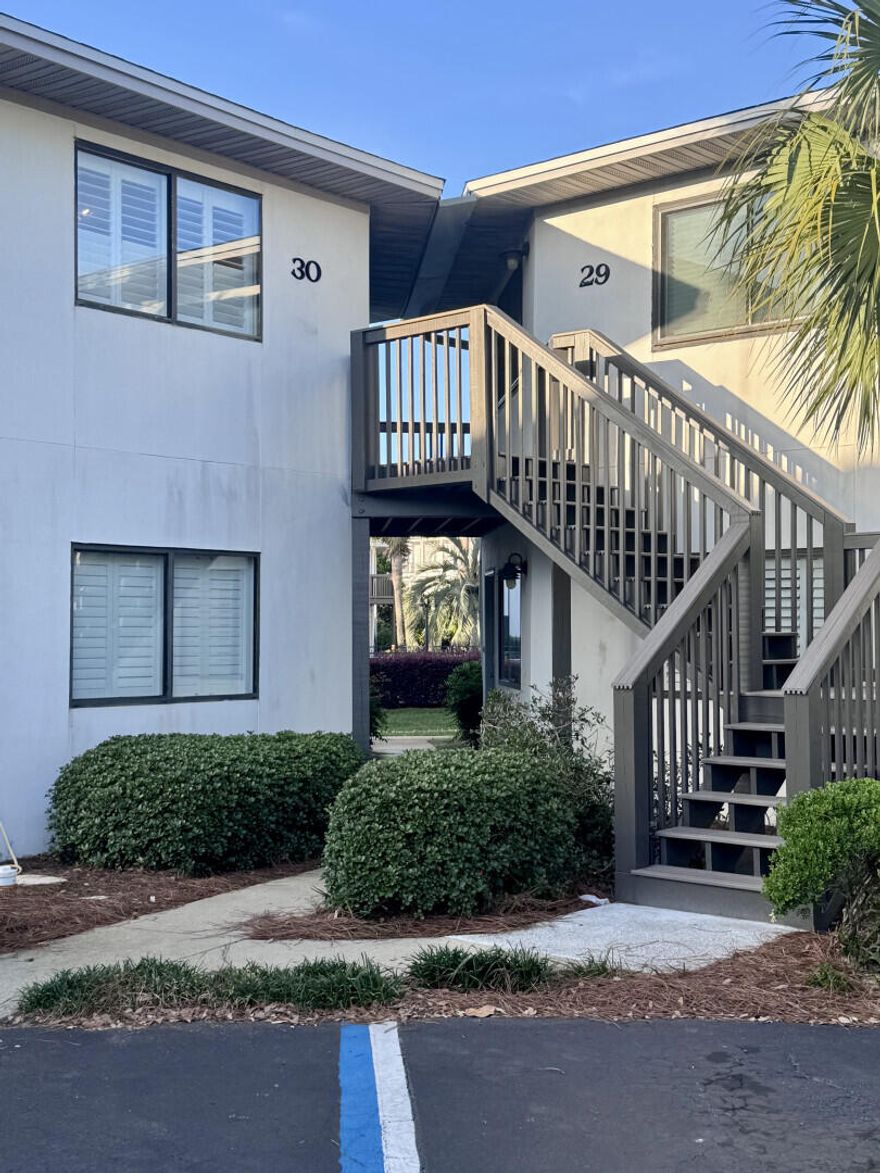 Charming 2-bedroom, 2-bathroom condo located at 285 Payne St in Miramar Beach, FL. Built in 1998, this cozy home boasts a finished area of 944 sq.ft. Lots of upgrades: new kitchen cabinets and vanities, new faucets, new LVP in bedrooms, new ceiling fan/lights. New steel security door and double pane windows. Beautiful plantation blinds. Perfect for a small family or as a vacation rental, this property offers a comfortable living space with modern amenities. Great 5 star, 8 year, rental record with VRBO. Situated in a desirable area, just a short distance from the beach and local attractions. Don't miss out on this opportunity to own a piece of paradise in beautiful Miramar Beach.