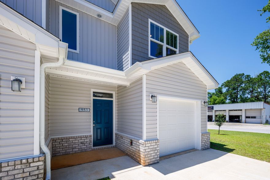 Built in 2023, these wonderful, spacious townhomes are now available for new owners, also with $20,000 in incentives! With 1854 square feet, a Primary bedroom and bathroom on the FIRST floor, and two more bedrooms and another full bathroom upstairs, these units exude convenience and flexibility. Seller is offering incredible incentives, ask your favorite agent for details. Each unit has a private garage and ample parking space in the driveway, and you are located in close proximity to the beautiful Emerald Coast beaches, shopping, only 2.3 miles from Hurlburt Field Air Force Base, and so much more. Reach out to your favorite agent today to schedule a private showing!