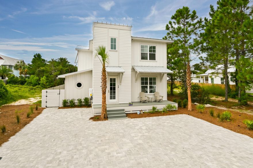 Welcome to 30A-mazing, a stunning coastal retreat located in the heart of Seagrove Beach along Scenic Highway 30A. Built in 2022 and maintained in pristine condition, this beautifully designed 4-bedroom, 3.5-bathroom home offers the perfect blend of modern luxury, thoughtful design, and an unbeatable beachside location just a short stroll to the new convenient public beach access and the sugar-white sands of the Gulf. Inside, the home features a spacious open-concept living area that seamlessly connects the kitchen, dining, and living spaces, creating an inviting environment perfect for entertaining family and guests. The chef's kitchen is outfitted with premium appliances, a five-burner gas range, and generous counter space, making it ideal for both casual meals and large... gatherings. The living room offers comfortable seating and a large smart TV with SONOS surround sound, while a convenient wet bar and beverage refrigerator nearby provide the perfect setup for relaxing after a day at the beach.

Designed to comfortably accommodate family and guests, the home features four spacious and thoughtfully designed bedrooms. The first-floor primary suite includes a king bed, private bath with walk-in shower, and ample closet space. Upstairs, the second primary suite offers another king bed, walk-in closet, and a beautifully appointed en-suite bathroom. The second level also includes a custom bunk room with four built-in queen beds, each with its own power outlet and storage nook, as well as an additional king guest bedroom with stylish board-and-batten accents. The bunk room and guest bedroom share a large bathroom with double vanity and a tub/shower combination.

Outdoor living is just as impressive. A covered back porch spanning the length of the home provides ample space for lounging and dining, complete with an outdoor TV for entertaining. The backyard features a large heated private pool, perfect for relaxing after a day on the beach. A welcoming front porch offers a peaceful place to enjoy morning coffee, while the spacious driveway provides parking for up to four vehicles.

Owners and guests also enjoy access to the Village of Sugar Beach community amenities, including a neighborhood pool. The property includes a convenient storage shed stocked with beach essentials such as chairs, umbrellas, towels, cooler, cart, and sand toys. The home is also within easy walking distance to many of Seagrove's popular restaurants, shops, and local favorites along 30A.

Whether you're looking for a luxury primary residence, second home, or exceptional investment opportunity, 30A-mazing delivers modern construction, immaculate condition, and an unbeatable location in one of 30A's most desirable communities.

Schedule your private showing today and experience this remarkable property for yourself.