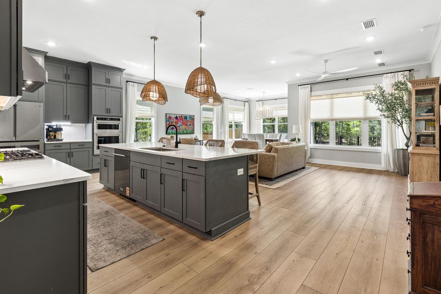 Tucked away in a peaceful setting and backing to a state forest, this beautifully updated home blends privacy, style, and everyday livability. Designer lighting, updated tile, custom window treatments, and built-ins add both function and character--plus a built-in trampoline for outdoor fun.
Inside, a light-filled layout is perfect for both comfort and gathering, with thoughtful upgrades throughout. The backyard offers a quiet, natural setting with space to play and unwind.

Located in a wonderful, family-oriented neighborhood, this home is just minutes from everything 30A has to offer--beaches, dining, shopping, and more. A rare opportunity to enjoy updated design, a great community, and a prime location.