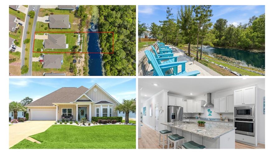 This highly desirable floor plan in West Freeport blends comfort and functionality like no other. With 5 bedrooms, 3 full bathrooms, formal dining, a breakfast area, and a bonus room on a large waterfront lot, you are sure to find everything you need. Not only does this home offer a thoughtful layout, but it has nearly $100k in upgrades making it truly better than new. Inside you will find a gourmet kitchen, custom closet systems, LVP flooring, granite countertops, Whirlpool appliances, and included washer and dryer. On the exterior you can't beat the beautiful landscaping, permanent Govee lighting, large shed, new AT&T fiber internet, Hardie siding, security system, wifi irrigation, and the amazing sunsets over your waterfront views. See list of upgrades for full break down and schedule your showing to check it out for yourself
