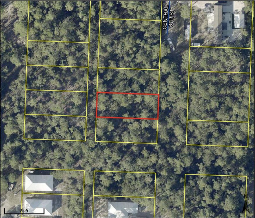 A spacious homesite with mature landscaping that would be ideal for a primary residence, vacation home, or an income-generating property. The property is not subject to homeowners association regulations and does not require a build-out period. It is conveniently located near the Cessna Landing boat launch and the restaurants, shops, and beaches of South Walton.