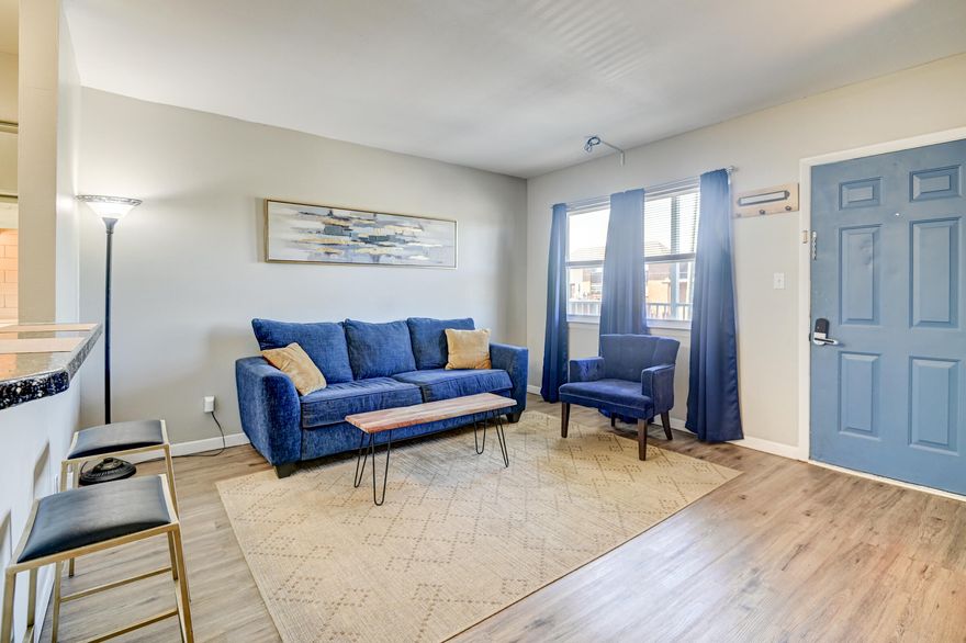 Welcome to 312 Bream Avenue, Unit #201, a charming and well-maintained 1-bedroom, 1-bath condo offering comfort, convenience, and an unbeatable location just minutes from the white-sand beaches of the Emerald Coast with a walkway to Blue Dolphin Beach access # 1. The living and dining areas flow seamlessly into the kitchen, creating an inviting space ideal for both everyday living and entertaining.  
The bedroom provides a peaceful retreat with ample closet space, while the full bath is conveniently located for guests and residents. Whether used as a primary residence, vacation getaway, or rental investment, this condo offers flexibility to suit a variety of lifestyles. Sandy Point @ Destin West has assigned covered parking, with extra guest parking and shared laundry facilities, adding .. everyday convenience. Walk to Stewby's Seafood and Shanty, mini golf and ice cream, AJ's Seafood and Bar. Other area attractions include the Boardwalk with Fishing pier, restaurants, shopping and the Gulfarium,

This is a fantastic opportunity to own an affordable slice of the Emerald Coast in location that continues to see strong demand.