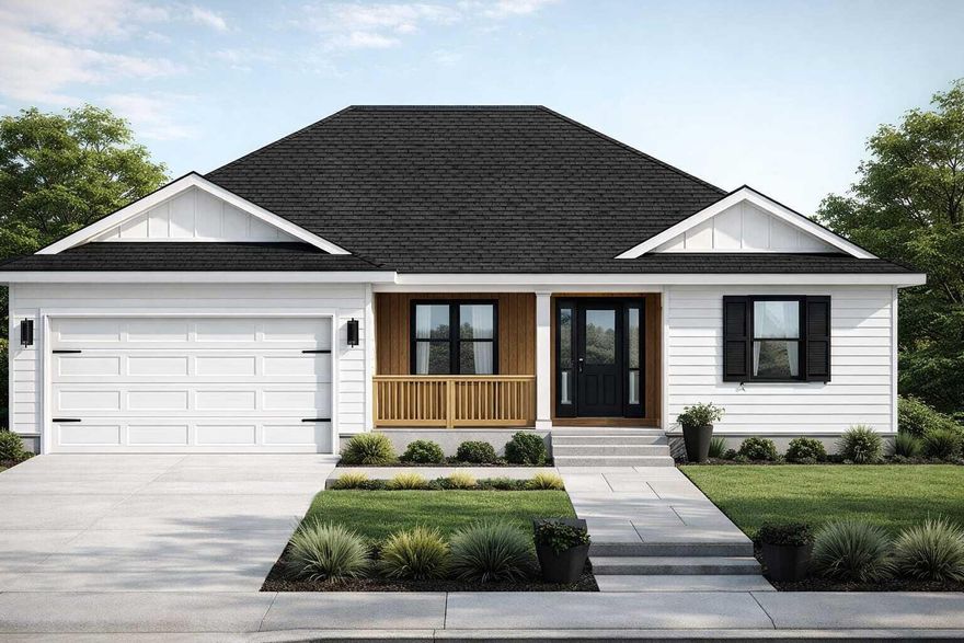 Discover the perfect blend of privacy, space, and opportunity on this quiet cul-de-sac, non-outlet street, where an almost one-acre corner lot offers the ideal setting for a brand-new home. With no restrictions, this property provides the freedom so many buyers are searching for whether you want room for additional structures, outdoor living, recreational vehicles, or simply the peace of knowing you're not limited by HOA rules. A thoughtfully designed new construction home will soon be built on this expansive lot, featuring 4 bedrooms and 2 bathrooms in a layout crafted for comfort and modern living. The exterior will showcase durable composite shingles, a 2-car garage, and a welcoming front porch that sets the tone for relaxed evenings and quiet mornings. The generous homesite gives you the rare combination of neighborhood tranquility and wide-open space, making it easy to create the lifestyle you've always envisioned.

Whether you're looking for a place to grow, invest, or simply enjoy the privacy of a large, unrestricted lot, this property delivers exceptional potential. With its peaceful cul-de-sac location, spacious corner positioning, and a quality new build underway, this is a standout opportunity in a setting that feels tucked away yet still connected.