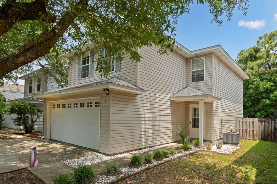 Welcome home to your nicely appointed retreat. PCSing hits you with orders, deadlines, and unknowns. Most military families are forced to pick a home in a place they don't know, on a timeline they don't control. This home is your answer, perfectly positioned for quick commutes to Eglin AFB and Hurlburt Field. Featuring a new roof, granite countertops and durable luxury vinyl plank (LVP) flooring, this home is designed for low-maintenance living and includes a washer and dryer! - perfect for busy military life. The kitchen boasts stunning new granite countertops, ideal for prepping family dinners or hosting weekend gatherings. With an exclusive use back common area where kids can play in a fenced wooded area your children will be safe and you will be settled in a great school district.