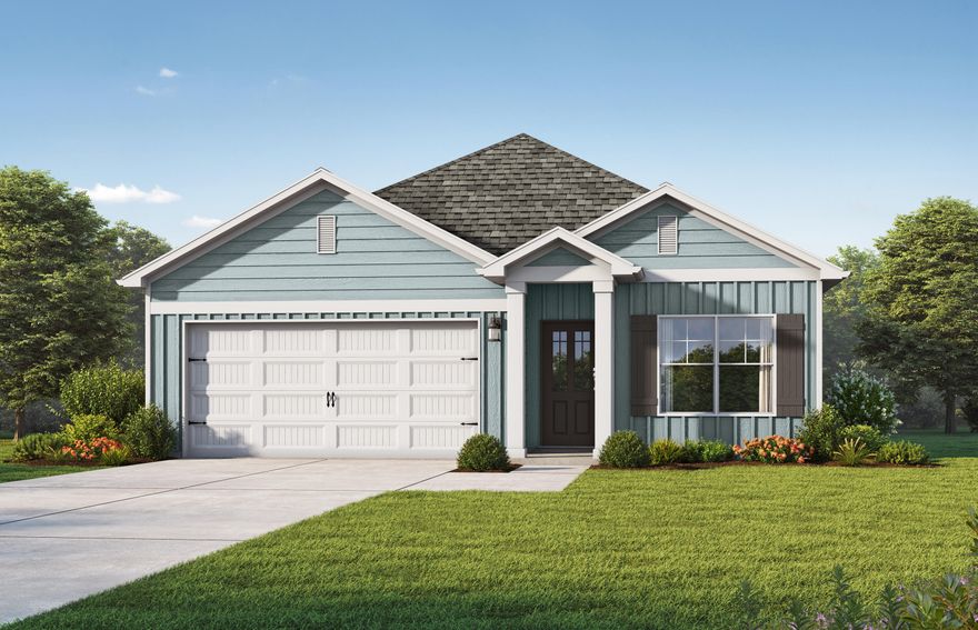 The Josephina II. A wonderfully designed single story home that maximizes space and creates the perfect place to gather with friends and family. The kitchen is in the ideal location, right between the family room and dining room, allowing everyone to feel connected in the social hub of the home no matter if they are watching a game on the TV or seated down at the kitchen table. Bring the conversation outside onto the covered back patio as you sip sweet tea. Your secluded primary retreat features a trey ceiling, large closet, dual vanity, and separate shower & soaking tub. The 3 bedrooms on the other side of the house each have trey ceilings and walk-in closets and there are 2 more full bathrooms to accommodate everyone in the home. Photos/videos are of similar homes.  NOW is the time to choose your interior color package and add upgrades and options to customize.