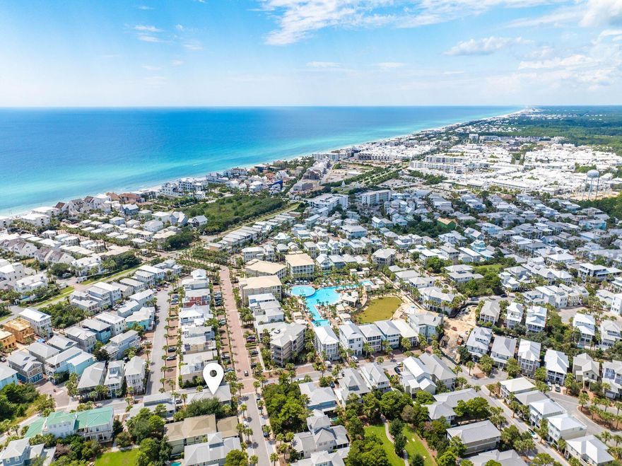 4/27/26 - $50K price reduction. Seller is motivated! Bring your offer for this ideally located 4-bedroom home in Seacrest Beach. Welcome to Shore Thing, a 4-bedroom, 3-bath home offering 2,408 square feet in one of 30A's most sought-after communities. Just one block from the iconic 12,000-square-foot lagoon pool and a short five-minute walk to the shops and dining at Seacrest Beach Village, this property is perfectly positioned for both personal enjoyment and investment potential. The open-concept main level features a bright and inviting living area with hardwood floors, a dining space for eight, and a well-equipped kitchen with a center island for casual meals and entertaining. Also on the first floor are a king bedroom, full bath, and a convenient laundry room. Upstairs, the primary  suite offers a spa-inspired bath with dual vanities, a soaking tub, and a separate shower, along with balcony access complete with a porch swing. Two additional guest rooms, a queen bedroom and a bunk room with twin-over-twin bunks, share a full hallway bath.

Multiple porches provide inviting outdoor living spaces with rocking chairs and cozy seating areas, ideal for enjoying the coastal breeze. Community amenities include deeded beach access with seasonal tram service and the spectacular lagoon-style pool surrounded by palm trees, waterfalls, and ample lounging space.

Offered fully furnished, this home presents an excellent opportunity to personalize and enhance value, with projected rental income of $110,000-$115,000 annually. Ideally situated with convenient access to Rosemary Beach, Alys Beach, and the Timpoochee Trail, this property is a strong contender for a second home or vacation rental along 30A. Buyer to verify all information and dimensions.
