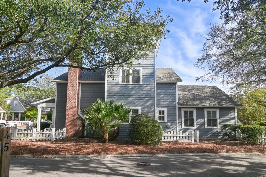 Nestled within the highly desirable community of WaterSound Beach behind the main gates, this iconic design and flawless interpretation of the Nantucket saltbox cottage offers a unique take on coastal design, decor and layout. Enjoy  the largest spanse of private sugar sand beach on 30A. One of the larger Salt Box cottages, this 2,140 square foot three-bedroom plus bunk room home boasts three levels of interior space, plentiful porches and a darling interior sure to please primary, secondary and investment owners alike. Best of all, it is offered fully furnished, perfect for its next owners to create lifelong memories within. A new roof adds to the desirability of this home.