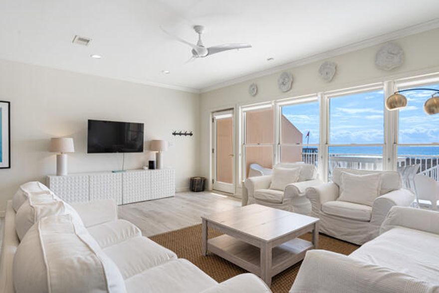 MOTIVATED SELLER! CASH FLOWING OPPORTUNITY ON THE BEACH! Fully furnished! *ask for cash flow sheet - no HOA*
BRING AN OFFER! COME SEE IN PERSON! This turnkey, income-producing waterfront townhome sits directly on the emerald waters of the highly desirable Navarre Beach and offers projected annual rental income of $150,000!!! NO HOA FEES! WOW!!
Sold fully furnished and rental-ready, the three-story layout comfortably sleeps up to 10 guests, making it ideal for short-term vacation rentals or a second home with strong income potential. The first floor features an open-concept living, dining, and kitchen area with tile flooring throughout and sweeping Gulf views. MOTIVATED SELLER! BRING AN OFFER! The updated kitchen includes freshly painted gray cabinetry, granite countertops, stainless steel appliances, and an ice machine, while the spacious partially covered balcony provides ample outdoor seating--an attractive feature for renters seeking a true beachfront experience.

The second floor offers three well-appointed bedrooms, two of which have private covered balconies overlooking the Gulf, along with a conveniently located full bath and laundry closet. The third level enhances revenue appeal with a private primary suite featuring its own covered balcony with Gulf views, a jetted tub, separate walk-in shower, double vanities, walk-in closet, and private water closet. An additional large bedroom on this level includes views of the Intracoastal Waterway and a private full bath, offering flexibility for multi-family or group bookings. Located just minutes from Navarre Beach Marine Park, Navarre Beach Boat Launch, and the Navarre Beach Fishing Pier--the longest fishing pier in the Gulf--and a short scenic drive through Gulf Islands National Seashore to Pensacola Beach, this property benefits from strong year-round rental demand driven by beachfront access, boating, fishing, and water recreation. With limited Gulf-front inventory and no HOA restrictions, this property presents a compelling opportunity for investors seeking immediate cash flow and long-term coastal appreciation. ASK FOR THE CASH FLOW SHEET! Come see it today!!