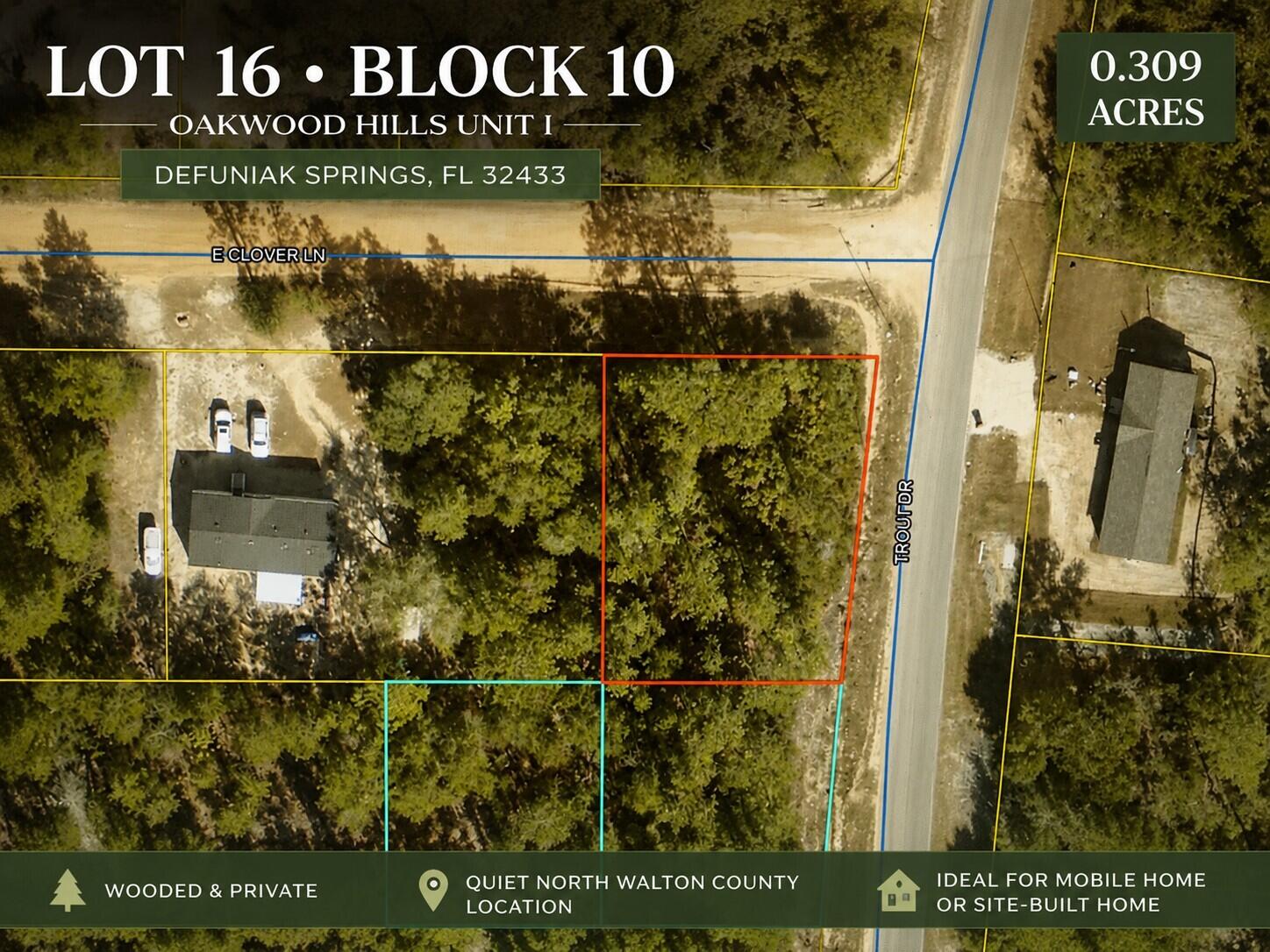 Photo 1 of 3 — Lot 16 Trout Drive, DeFuniak Springs, FL 32433
