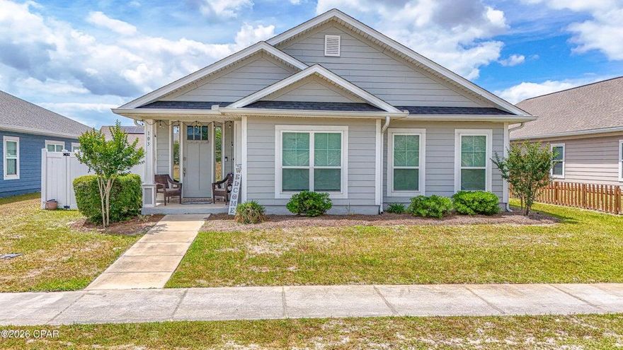 ***Ask about the deed restricted waterfront lots available  through community developer for Mill Bayou Homeowners***

Welcome to your next home in the highly desirable community of Panama City--where comfort, space, and lifestyle come together beautifully at 103 Blue Heron Lane. This well-designed 4-bedroom, 2-bath home offers over 2,200 square feet of thoughtfully crafted living space, built in 2020 and perfectly suited for both everyday living and entertaining. 
You'll immediately appreciate the spacious, open-concept layout anchored by a large living area with soaring ceilings that create an inviting, airy feel. The dedicated dining space is ideal for hosting gatherings or enjoying family meals--while still maintaining defined areas that give the home structure and functionality. 
The kitchen is truly the heart of the home, featuring ample counter space, modern finishes, stainless steel appliances, granite counter tops and a layout designed for both convenience and connection. Whether you're preparing a quick breakfast or entertaining guests, this kitchen offers the space and flow today's buyers are looking for. It opens directly to the living area, allowing you to stay engaged while cooking and entertaining.
The split-bedroom floor plan provides privacy and comfort, while the rear-entry garage enhances curb appeal and functionality--keeping the front of the home clean and welcoming while offering easy access and additional parking convenience.
Beyond the home itself, the community amenities elevate the lifestyle. Residents enjoy access to a refreshing community pool, perfect for relaxing on warm Florida days, as well as stocked fishing ponds that provide a peaceful escape right in your neighborhood. For those who love the outdoors, community access to Mill Bayou offers opportunities for kayaking, fishing, and enjoying the natural beauty of the area.
Location is another standout feature. This home is ideally situated near North Bay Haven Charter Academy, making daily routines convenient. You're also just minutes from everyday essentials and popular spots like Publix Super Market at Lindsey Crossing and Starbucks, giving you quick access to groceries, coffee, and dining without sacrificing the peaceful neighborhood feel.
If you've been searching for a home that offers modern interior features, generous living space, and a lifestyle rich with community amenities and outdoor access--this one checks all the boxes.