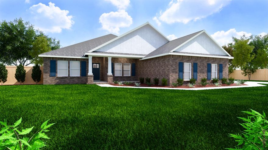 Welcome home to your new country estate for laid back living with all the conveniences of a modern, wonderfully built home. This stunning Turquoise Estate Floor Plan is situated on a private 1.03-acre estate lot in the Walther Reserve community in Milton. Offering 5 bedrooms, 3 full bathrooms, and 2,711 square feet of beautifully designed living space, this home blends modern convenience with spacious country charm.
The oversized homesite is tucked away in a quiet, low-traffic street surrounded by nature, providing the perfect backdrop for privacy and peaceful living.
Inside, the home showcases Herbst Homes' signature quality and attention to detail, with upscale features throughout. You'll find high-end cabinetry, granite or quartz countertops, and premium finishes that elevate every space. The kitchen is equipped with stainless steel appliances, under cabinet lighting, soft close cabinets, a walk-in pantry, all designed for both function and beauty.
Additional upgrades include a whole-house blinds package, crown molding in the common areas, and durable luxury vinyl plank flooring. The spacious, split-bedroom layout includes a luxurious primary suite with a tray ceiling, tiled walk-in shower, garden tub, double vanities, and a generous walk-in closet. A side-entry three-car garage elevates curb appeal with a clean, upscale look while providing ample space and functionality. This home has it all!
Pictures are of a similar home, colors may vary. Projected completion is September 2026.