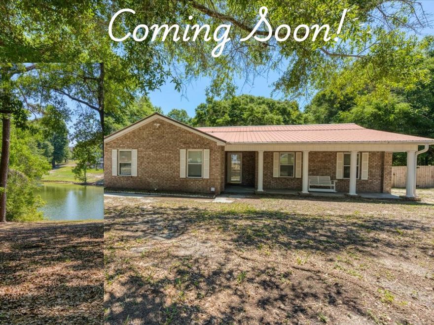 Lakefront living with income potential! This charming 3-bedroom home sits on a spacious 1.18-acre waterfront lot overlooking a spring-fed lake perfect for fishing, swimming, and relaxing outdoors. Whether you're looking for your own peaceful lake house or an investment property with a tenant already in place, this home offers flexibility from day one. The property is currently leased month-to-month at $2,100 per month, giving buyers the option to continue generating rental income or transition the home for personal use.

Inside, the home features fresh paint, LVP flooring throughout, an oversized living area with an electric fireplace, and beautiful lake views. The kitchen offers solid surface countertops, stainless steel appliances, and an open connection to the dining and living areas. The spacious primary suite overlooks the lake and provides direct access to the expansive 38' x 12' deck. Enjoy outdoor living from the screened porch, oversized deck, and large park-like backyard.  A rare opportunity to own a lakefront property with privacy, recreation, and built-in rental potential.