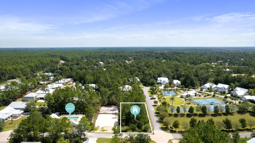 New lower price! Perfect location to build your dream Craftsman style home in the fast growing community of Bear Creek.  This lot in particular is perfect for anyone wanting convenient access to all of this neighborhoods amenities including tennis and pickle ball courts, a basketball court, swimming pool, playground, and a gym. This community is located close to the rapidly growing city of Freeport and also a short trip on Hwy 331 South to the beaches of South Walton.