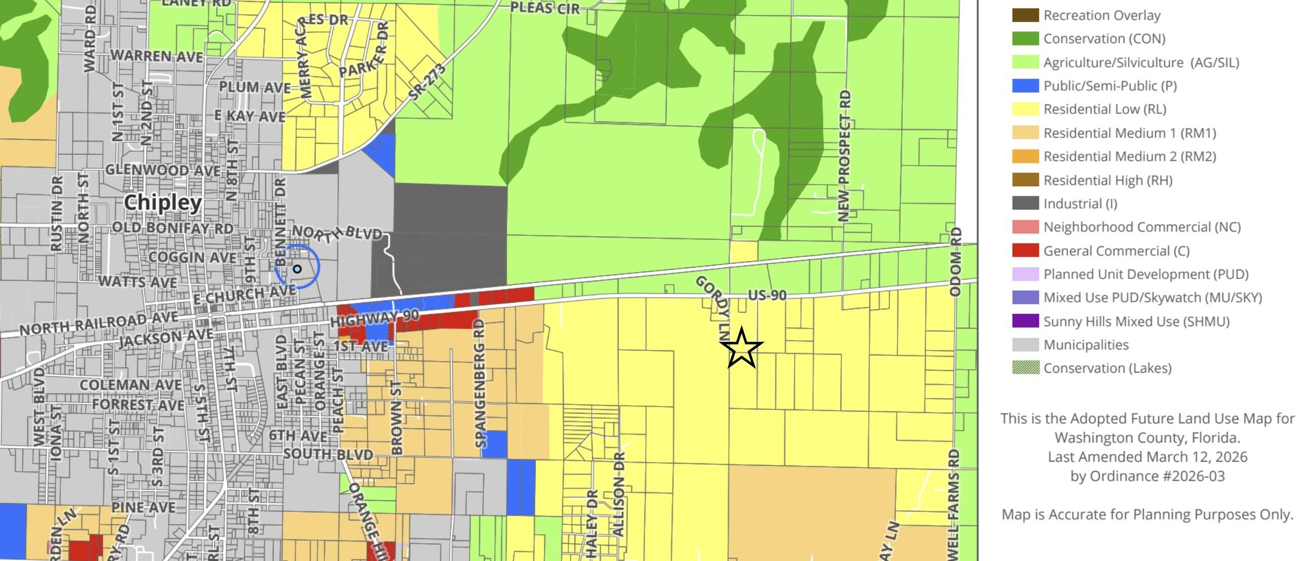 NO RECORDED SUBDIVISION - Land