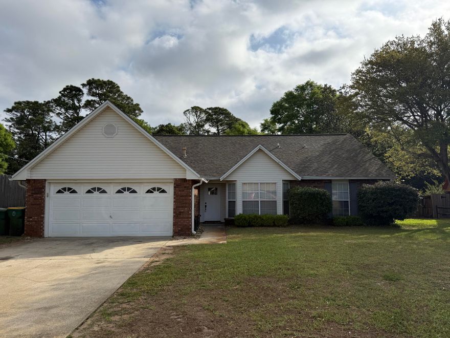 Available 06/15/26 ......Easy commute to Hurlburt AFB, this home features vaulted ceilings, loft, flex space for a home office or 5th bedroom.  Large bedrooms, Florida room and many upgrades.  Renovated kitchen, stainless-steel appliance set and plenty of room.  Large backyard which is perfect for entertaining and grilling on the paver stone back patio.  Privacy fenced back yard, 2 car garage and 5 minutes from the base.  Eat in kitchen as well as a formal dining room.  Open concept living room with the master bedroom on the 1st floor.  Cozy fireplace with custom accents for Florida winters.  No inside smoking or vaping.  Pets allowed with a $400 non-refundable pet fee and owner approval.  Minutes from the beautiful Emerald Coast beaches.